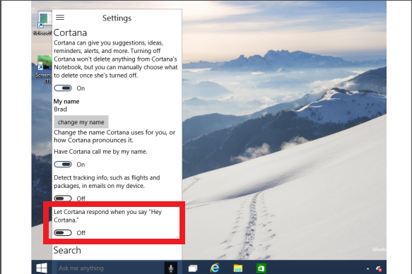 Rendszerkarbantartás: Win 10 Cortana