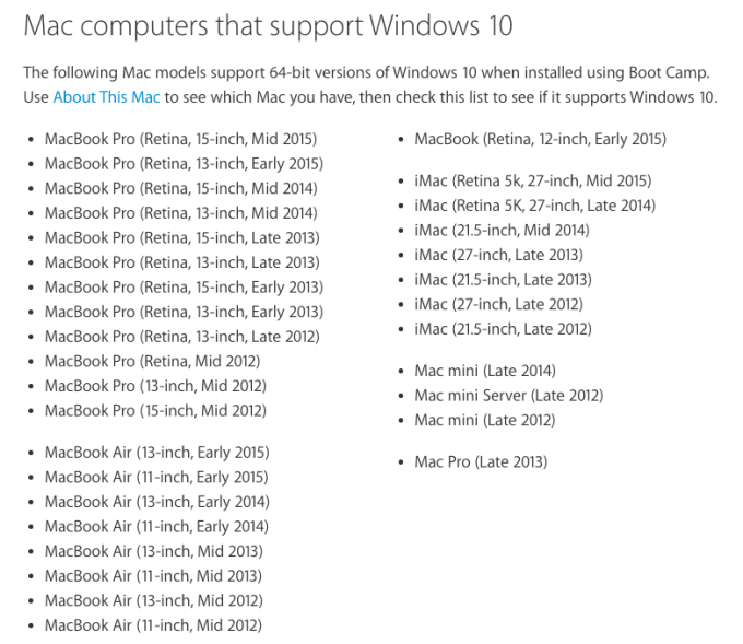 Futtatható Mac-en a Win 10