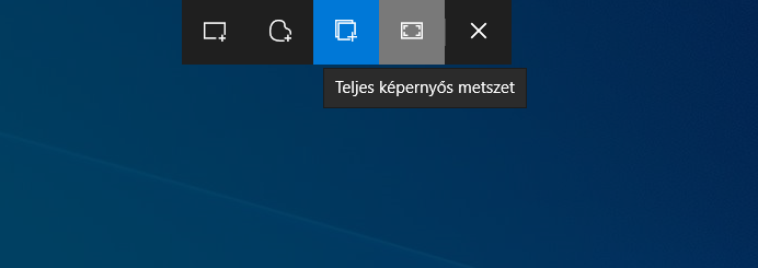 Képernyőkép készítése Windows 10-ben
